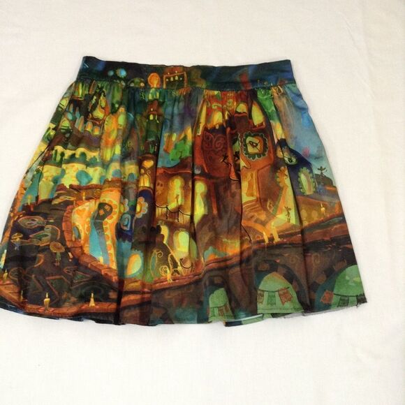Hot Topic Book Of Life Skater Mini Skirt Size Medium - Picture 2 of 8